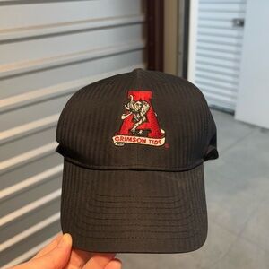 Alabama Crimson Tide Nike Black Legacy91 Hat Dri-fit
